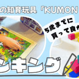 くもんの知育玩具「KUMON TOY」5歳までに買って良かったものランキング